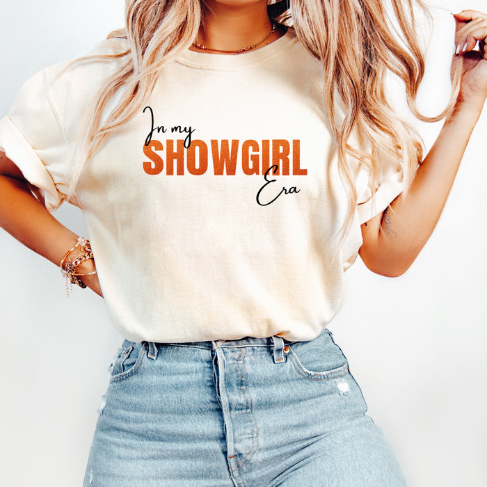 Showgirl Era Graphic Shirt Showgirl Life Tee for Fan In My Showgirl Era Shirt Cute Concert Outfit for Concert Country Music Fan Gift