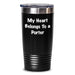 Funny Porter Gifts from Men, Unique Tumblers for Their Heart Belongs To A Porter, Mother's Day Unique Gifts - Main