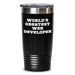 Gifts from Friends for Web Developers - 'World's Greatest' Tumbler - Father's Day Unique Gifts - Main