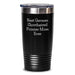 Funny German Shorthaired Pointer Dog Mom Gifts from Friends to Family - 'Best German Shorthaired Pointer Mom Ever' Tumbler, 20oz or 30oz, Stainless Steel/Powder Coating, Graduation Unique Gifts - Main