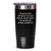 Funny Inspirational Gifts for Ministers from Friends on Mother's Day Unique Tumblers with Quotes - 20oz or 30oz Black Vacuum Insulated Stainless Steel Tumblers - Main