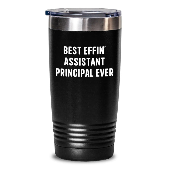 Funny Assistant Principal Gifts from Friends, Best Effin' Tumbler for Assistant Principals, Christmas Unique Gifts - Main