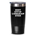 Funny Librarian Gifts for Birthday, Best Effin' Librarian Ever Tumbler for Librarians from Friends, Unique Birthday Unique Gifts for Librarian, 20oz 30oz Stainless Steel Tumbler - Main
