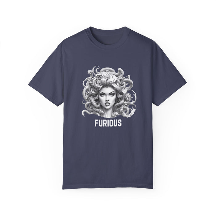Furious Feminist Shirt, Medusa T-Shirt, Greek Mythology Tee for Feminist Rage, Female Empowerment, Anti-Trump Shirt, Democracy, Resistance