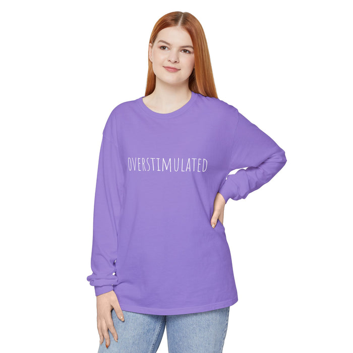 Overstimulated Shirt for Mom, Cowboy Frog Shirt, Unhinged TShirt, Weirdcore Clothing, Gen Z Shirt, Weird Stuff Funny Long Sleeve