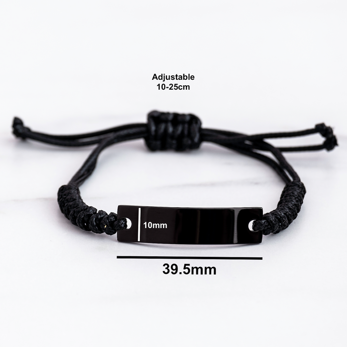 Personal Care Aide Gifts - Funny Quote Rope Bracelet for Mother's Day, Gifts from Family to Personal Care Aide - Image 4