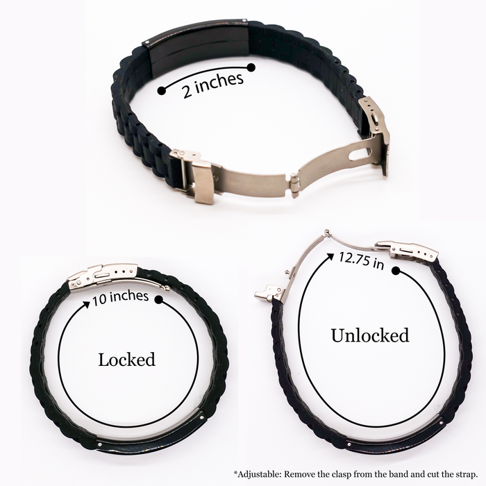 Sheriff Deputy Gifts, World's Greatest Sheriff Deputy Quote, Glide lock Clasp Bracelet for Sheriff Deputy, Mother's Day Unique Gifts from Men, Gifts for Sheriff Deputy - Image 4