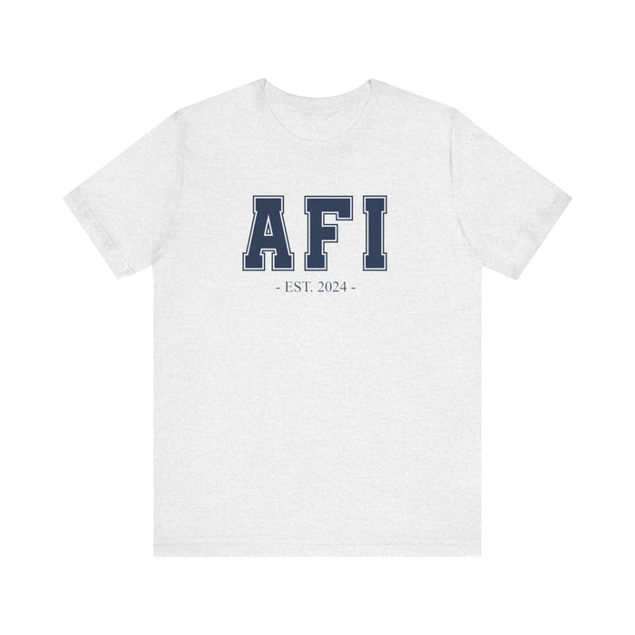 Afi Established 2024 Tee Shirt - Personalized Grandfather Gift - Celebratory Grandpa T-Shirt - Custom Afi New Grandfather Present Cotton