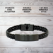 Indiana Proud Interlaced Leather Bracelet, 'I Can't Help It. I Am From Indiana', Funny Quote, Gifts from Indiana, Gifts for Her, Mother's Day Unique Gift - Image 3