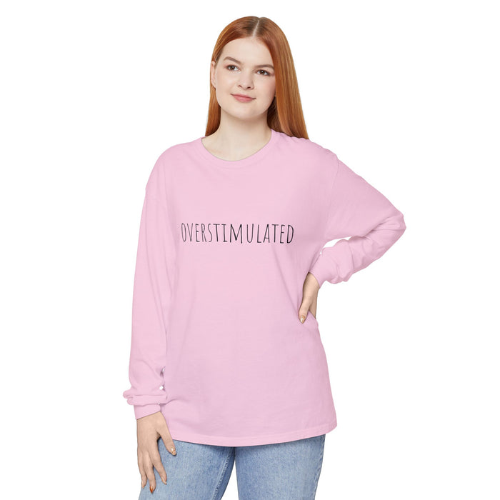 Overstimulated Shirt for Mom, Cowboy Frog Shirt, Unhinged TShirt, Weirdcore Clothing, Gen Z Shirt, Weird Stuff Funny Long Sleeve