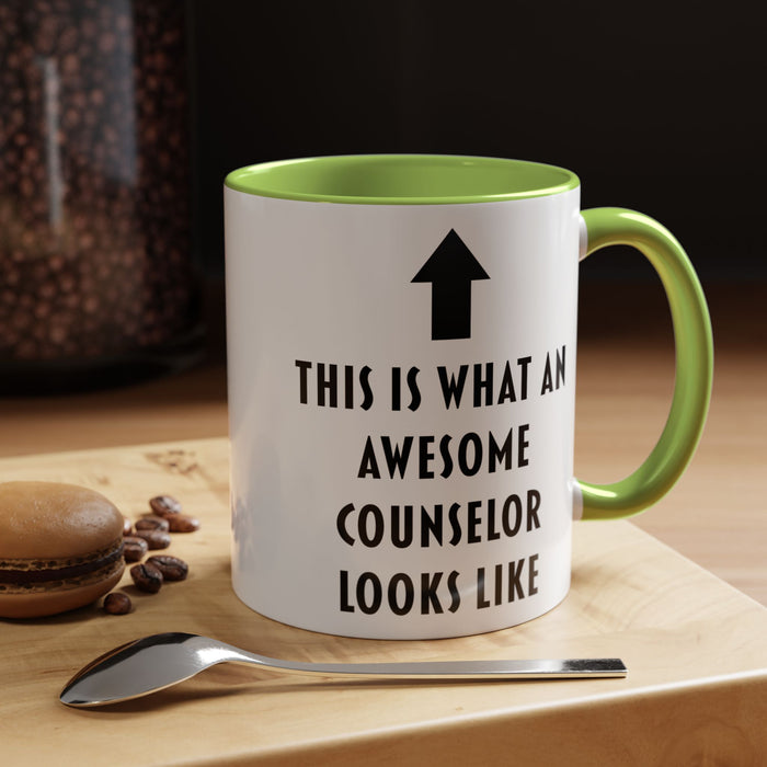 This Is What an Awesome Counselor Looks Like Coffee Mug – Counselor Appreciation Gift