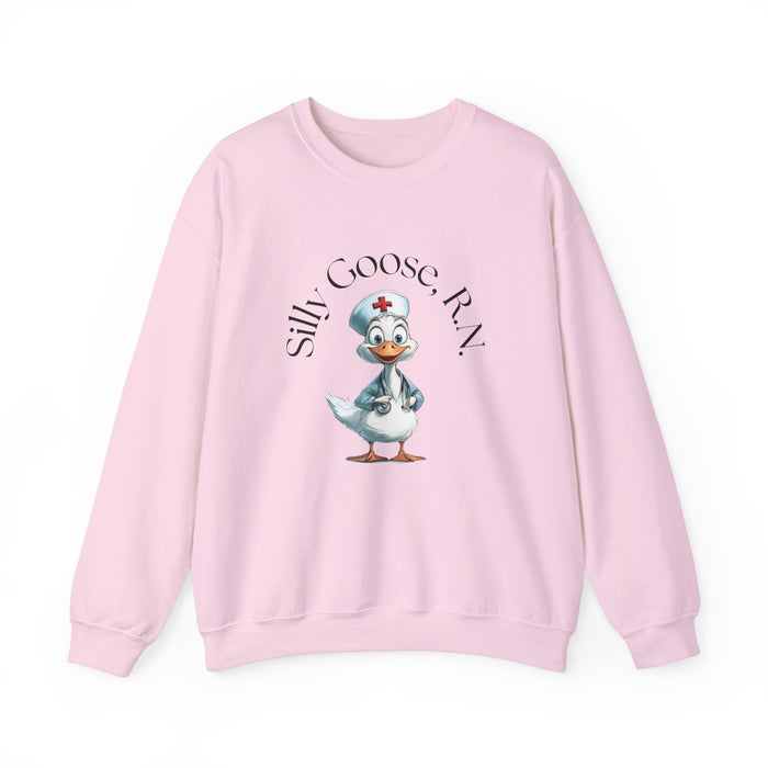 Silly Goose RN Sweatshirt, Registered Nurse Shirt, Nurse Gift, Nurse Shirt, Funny Shirt, Funny Goose Shirt,Funny Gift, Gag Gift, Nurse Day