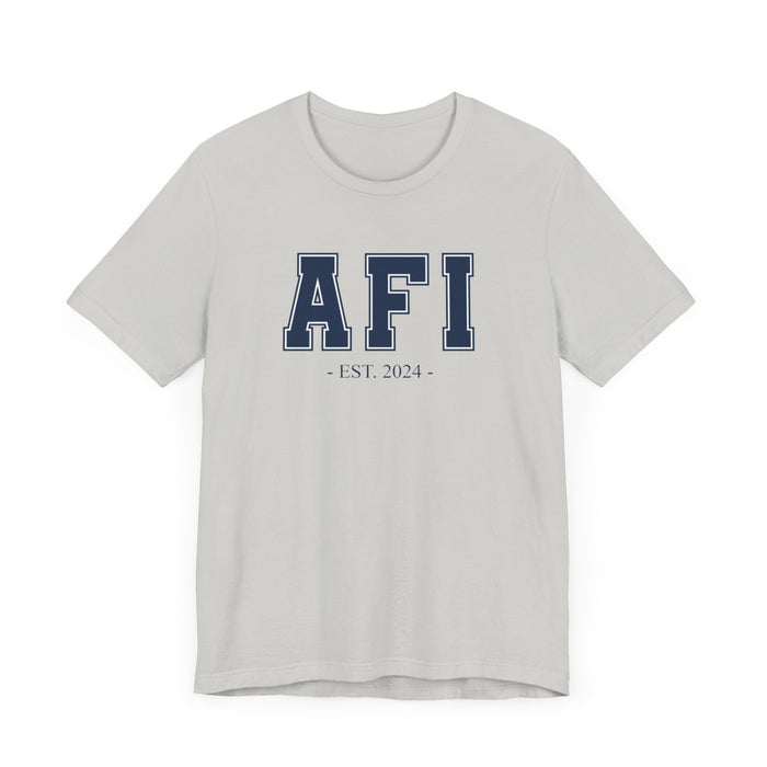 Afi Established 2024 Tee Shirt - Personalized Grandfather Gift - Celebratory Grandpa T-Shirt - Custom Afi New Grandfather Present Cotton