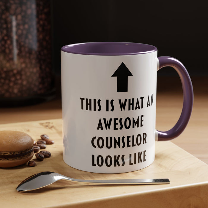 This Is What an Awesome Counselor Looks Like Coffee Mug – Counselor Appreciation Gift