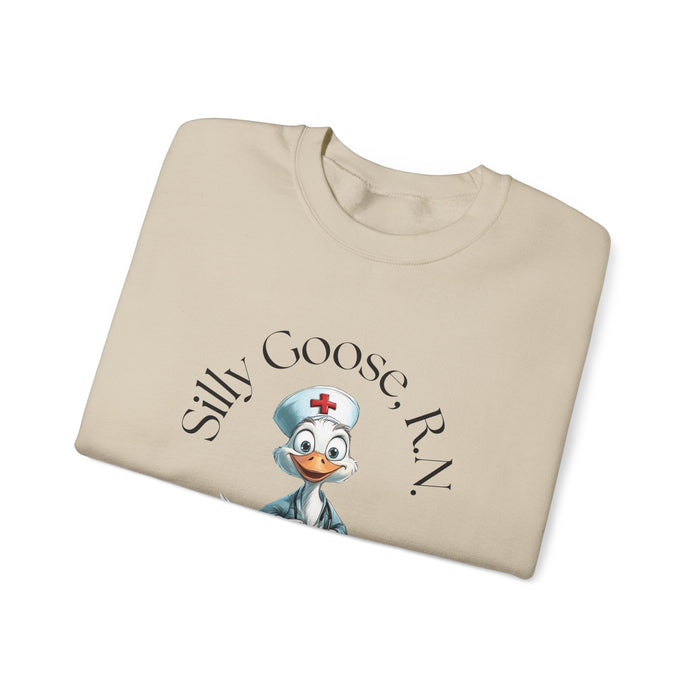 Silly Goose RN Sweatshirt, Registered Nurse Shirt, Nurse Gift, Nurse Shirt, Funny Shirt, Funny Goose Shirt,Funny Gift, Gag Gift, Nurse Day