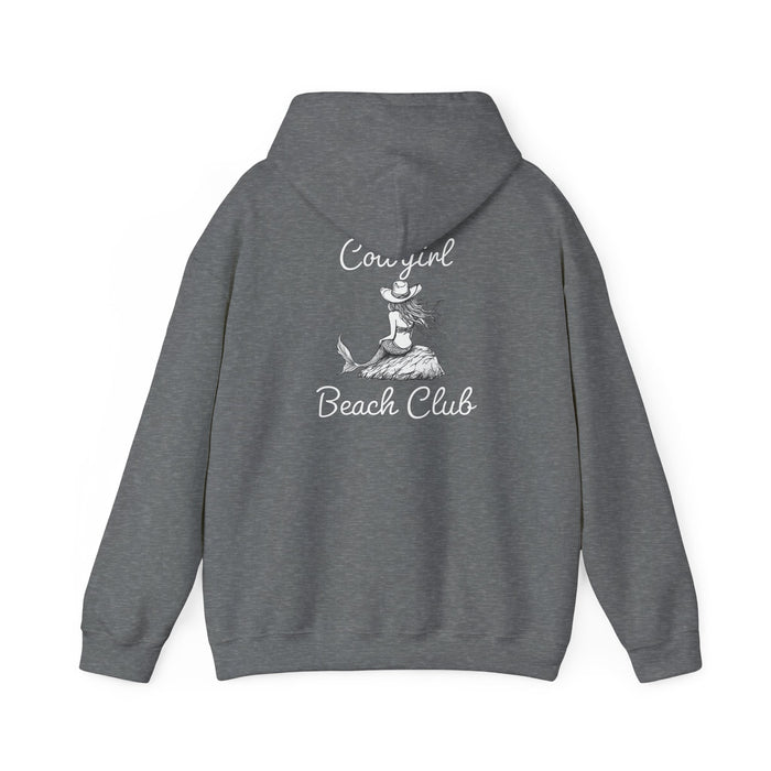 Cowgirl Beach Club Sweatshirt, Coastal Cowgirl Hoodie, Mermaidcore Clothing, Trendy Beach Shirt, Western Style, Ocean Inspired