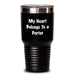 Funny Porter Gifts from Men, Unique Tumblers for Their Heart Belongs To A Porter, Mother's Day Unique Gifts - Main
