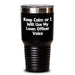 Gifts from Friends for Loan Officer, Keep Calm Or I Will Use My Loan Officer Voice Funny Tumbler, Mother's Day Unique Gifts, 20oz or 30oz - Main