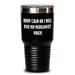 Funny Mixologist Gifts from Men to Friends on Father's Day - 'Keep Calm Or I Will Use My Mixologist Voice' Quote Black Stainless Steel/Tumbler for Hot and Cold Drinks - Main