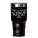 Funny Pop Gifts from Men for Awesome Pops on Father's Day - Unique Tumbler, This Is What An Awesome Pop Looks Like - Main
