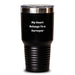 Funny Surveyor Gifts for Him - My Heart Belongs To A Surveyor Birthday Unique Tumblers for Surveyor Men from Friends - Main