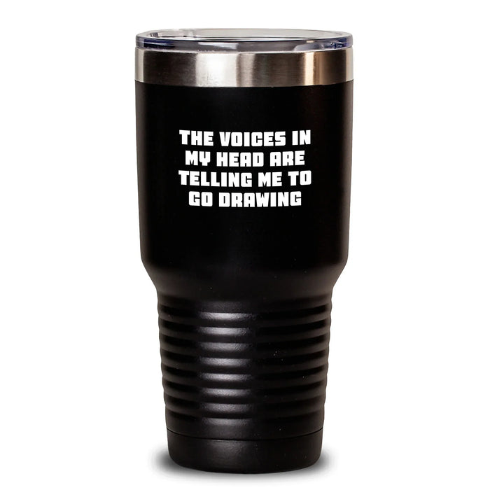 Funny Drawing Tumbler Gifts from Friends for Men Women Birthday Unique Gift - Main