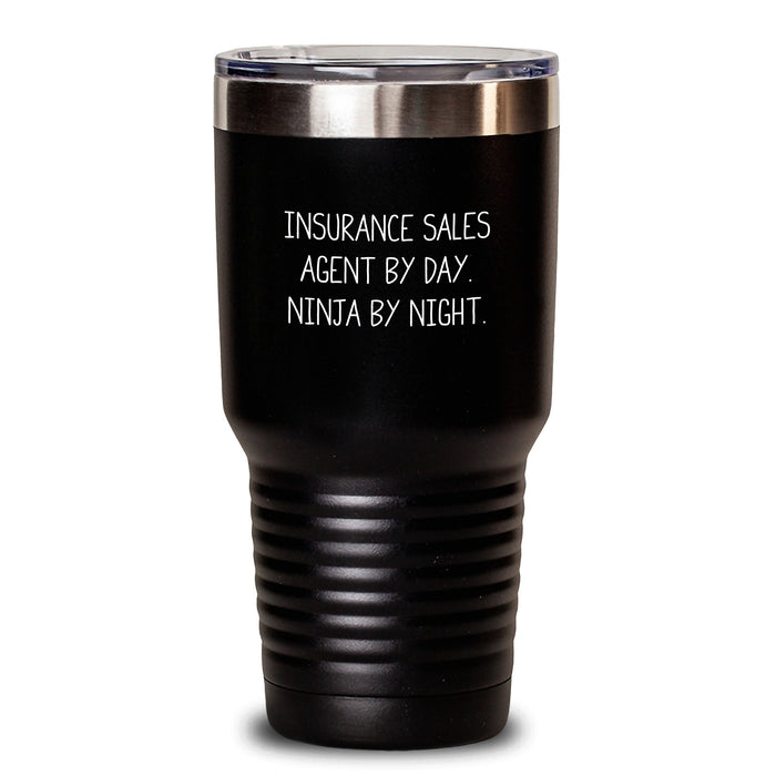 Insurance Sales Agent Gifts from Men - Funny Tumbler for Insurance Sales Agents, Christmas Unique Gifts for Coworkers, Friends and Family - Main