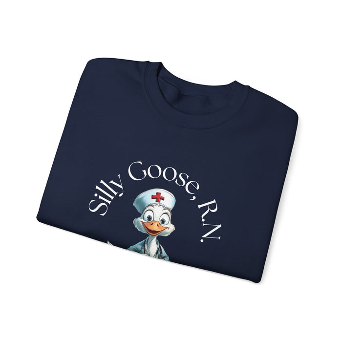 Silly Goose RN Sweatshirt, Registered Nurse Shirt, Nurse Gift, Nurse Shirt, Funny Shirt, Funny Goose Shirt,Funny Gift, Gag Gift, Nurse Day