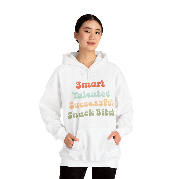 Smart, Talented, Successful, Snack Bitch, Funny Motherhood Sweatshirt, Mom Gift, Sarcastic Toddler, Retro, Mother's Day, Birthday, Christmas