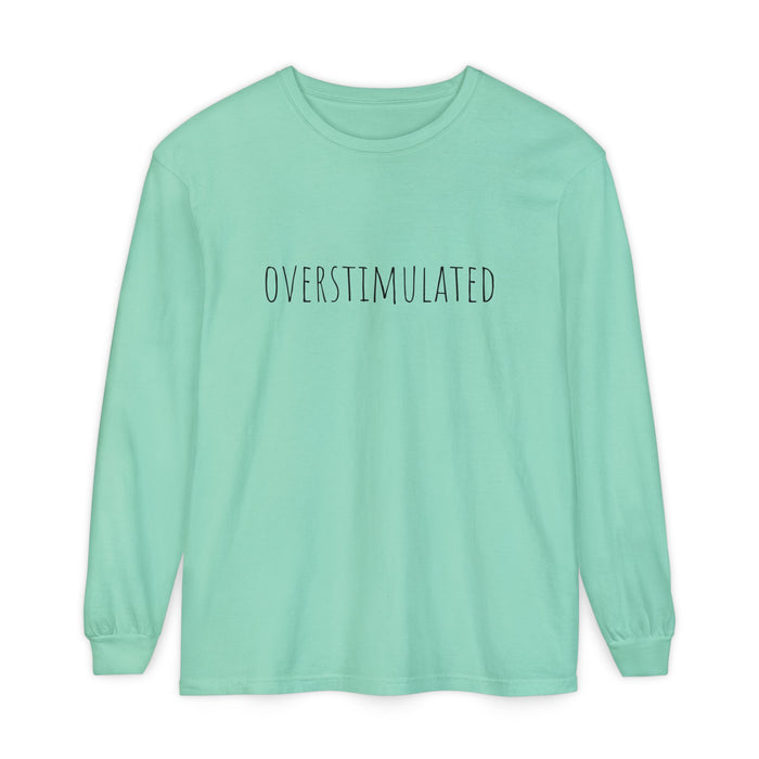 Overstimulated Shirt for Mom, Cowboy Frog Shirt, Unhinged TShirt, Weirdcore Clothing, Gen Z Shirt, Weird Stuff Funny Long Sleeve