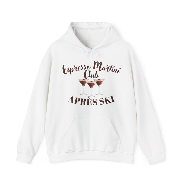 Apres Ski Espresso Martini Club Hoodie Apres Ski Sweatshirt Apres Ski Bachelorette Apres Ski Sweater Apres Ski Girls Club Colorado Shirt
