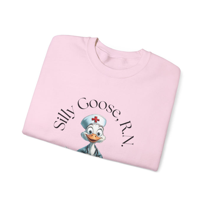 Silly Goose RN Sweatshirt, Registered Nurse Shirt, Nurse Gift, Nurse Shirt, Funny Shirt, Funny Goose Shirt,Funny Gift, Gag Gift, Nurse Day
