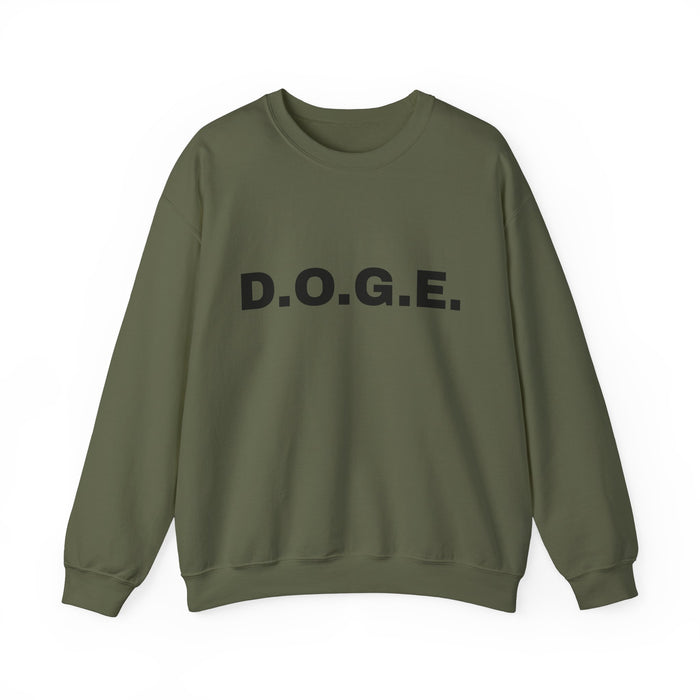 D.O.G.E. Unisex Sweatshirt for Republicans, Trump Supporters, Department of Government Efficiency, Political Activists, Political Apparel