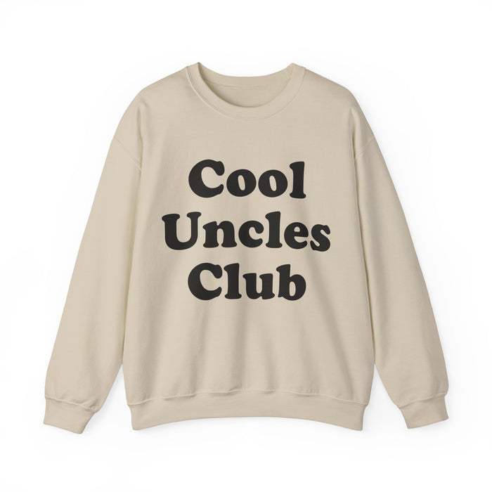 Cool Uncle Club Sweatshirt, Gift for Cool Uncle, Perfect Uncle Gift, Awesome Uncle Gift, Christmas, Birthday, Graduation