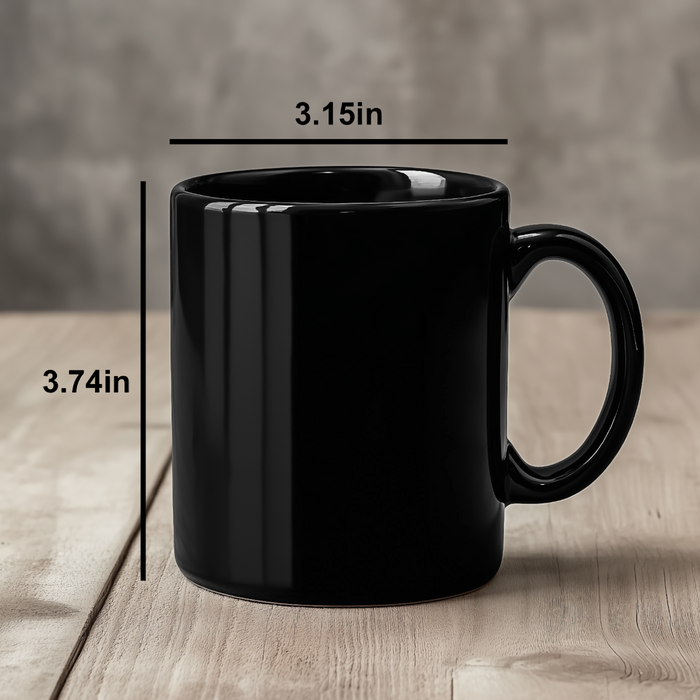 Accountant Humor Black Coffee Mug, Gifts from Friends, 11oz or 15oz, Keep Calm Or I Will Use My Accountant Voice, Unique Gifts for Mother's Day - Additional