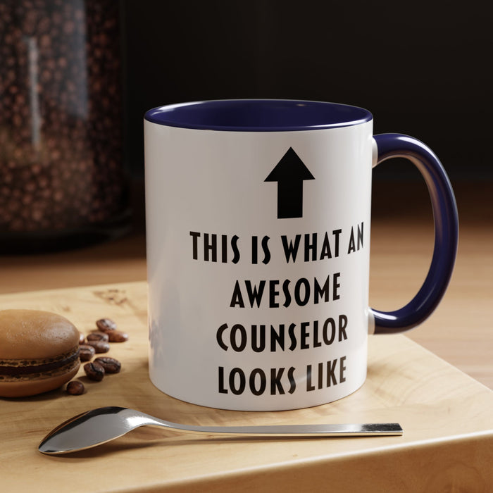 This Is What an Awesome Counselor Looks Like Coffee Mug – Counselor Appreciation Gift