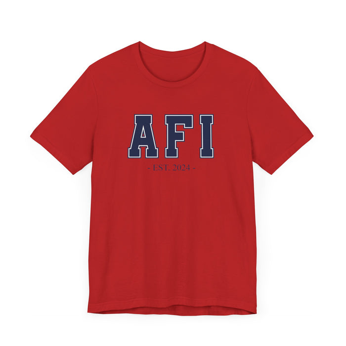 Afi Established 2024 Tee Shirt - Personalized Grandfather Gift - Celebratory Grandpa T-Shirt - Custom Afi New Grandfather Present Cotton