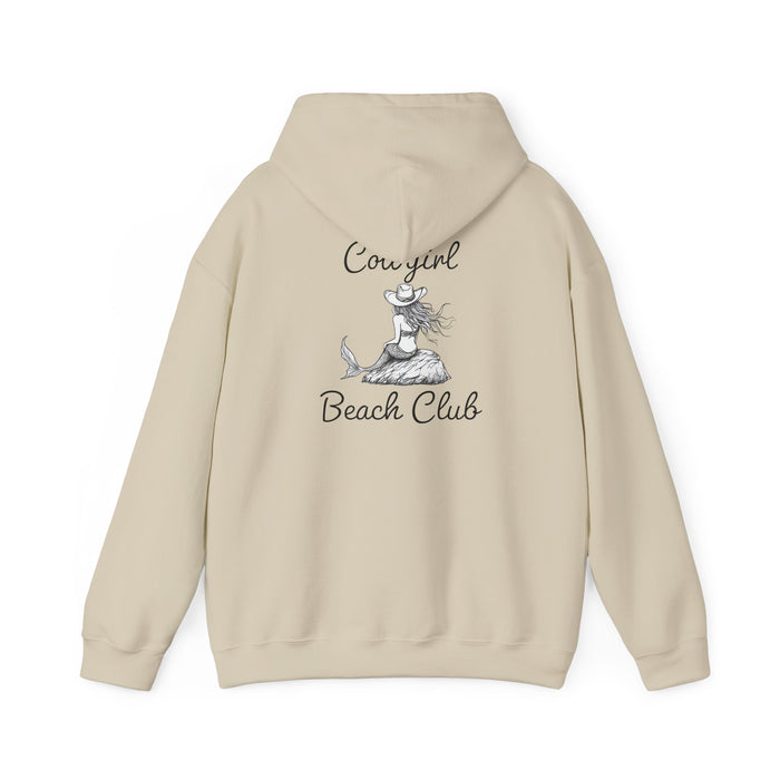 Cowgirl Beach Club Sweatshirt, Coastal Cowgirl Hoodie, Mermaidcore Clothing, Trendy Beach Shirt, Western Style, Ocean Inspired