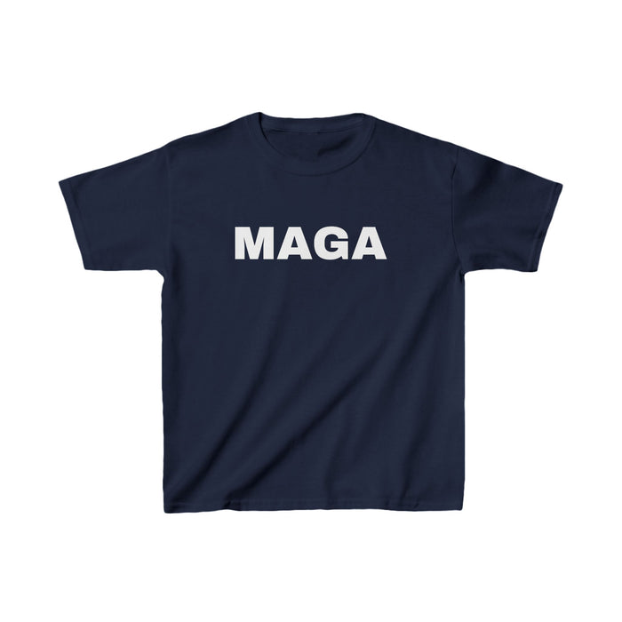 Kids MAGA Tee Shirt, Trump Supporter Children's T-Shirt, Make America Great Again, Patriotic Youth Tee, Political Kid's Clothing