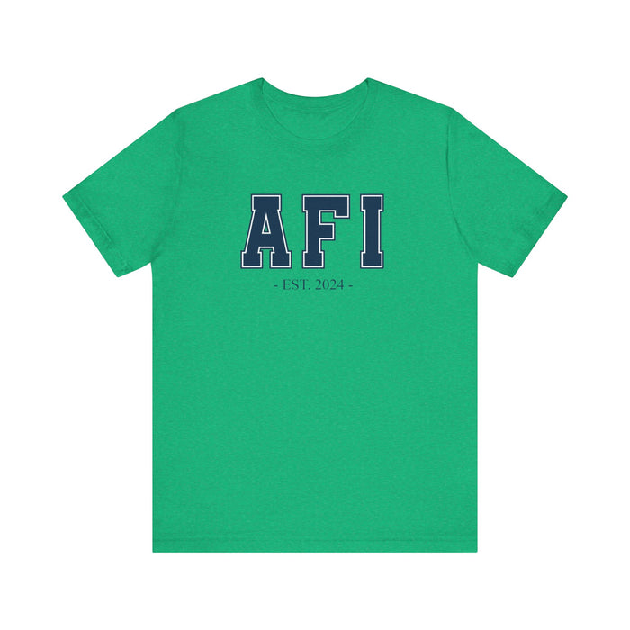 Afi Established 2024 Tee Shirt - Personalized Grandfather Gift - Celebratory Grandpa T-Shirt - Custom Afi New Grandfather Present Cotton