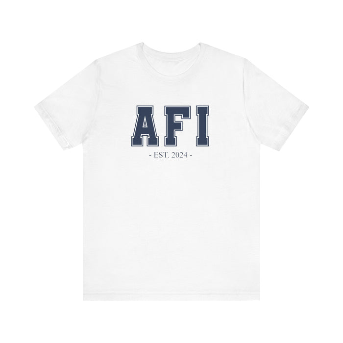 Afi Established 2024 Tee Shirt - Personalized Grandfather Gift - Celebratory Grandpa T-Shirt - Custom Afi New Grandfather Present Cotton