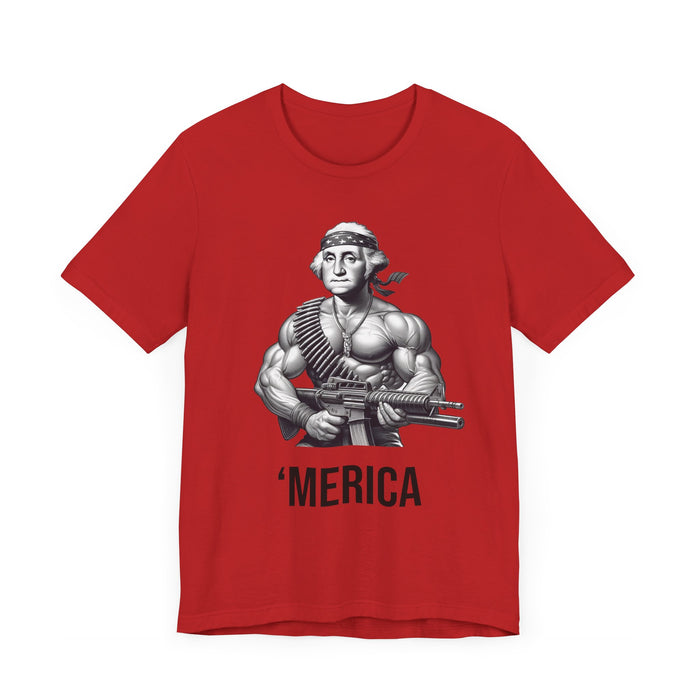 Merica George Washington Shirt, Funny 4th of July T-Shirt, Perfect Independence Day Tee, American, George Washington, July 4th Gift, Awesome