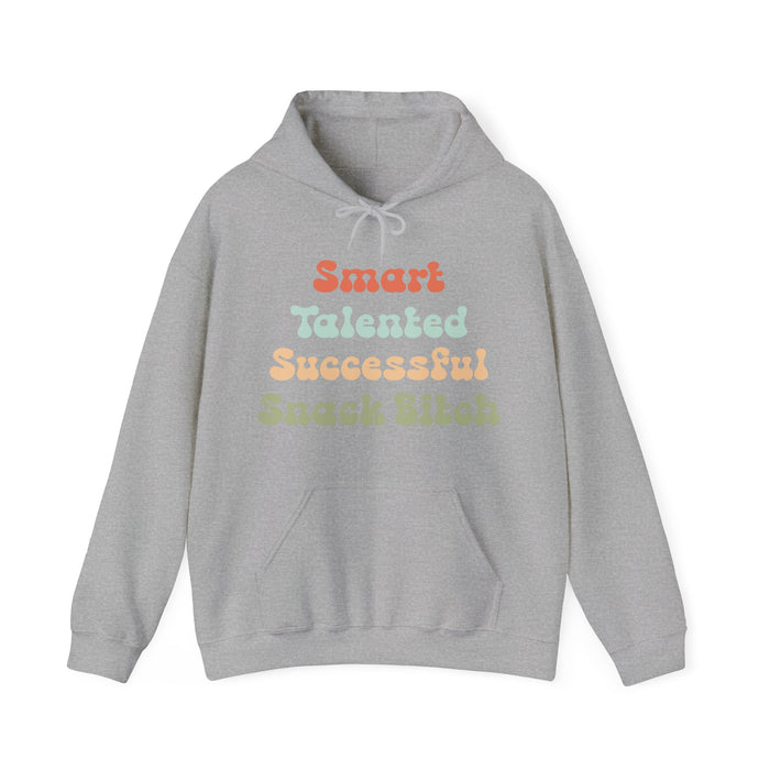 Smart, Talented, Successful, Snack Bitch, Funny Motherhood Sweatshirt, Mom Gift, Sarcastic Toddler, Retro, Mother's Day, Birthday, Christmas