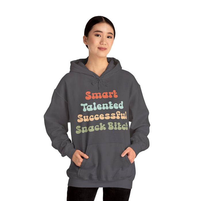 Smart, Talented, Successful, Snack Bitch, Funny Motherhood Sweatshirt, Mom Gift, Sarcastic Toddler, Retro, Mother's Day, Birthday, Christmas