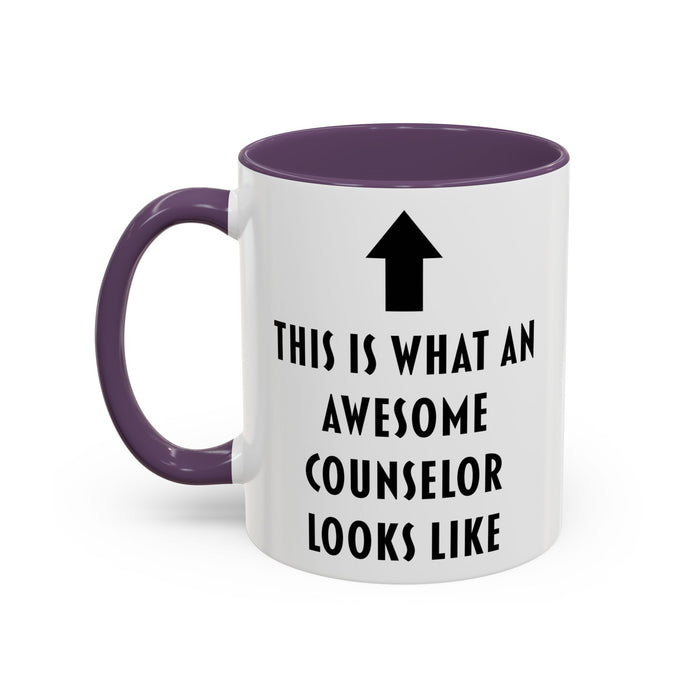 This Is What an Awesome Counselor Looks Like Coffee Mug – Counselor Appreciation Gift