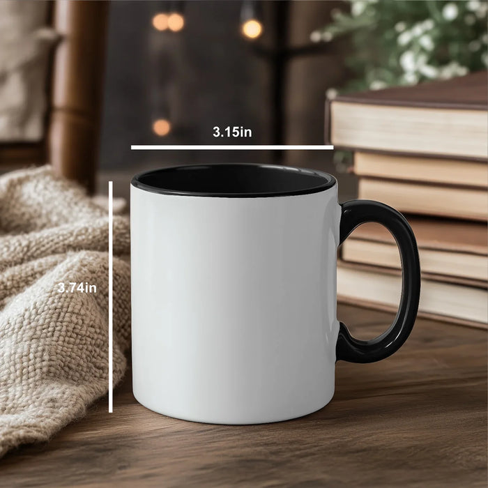 Funny Orange Cat Dad Two Tone Coffee Mug Gifts from Men for Father's Day - I Just Want To Be A Stay At Home Orange Cat Dad - Additional
