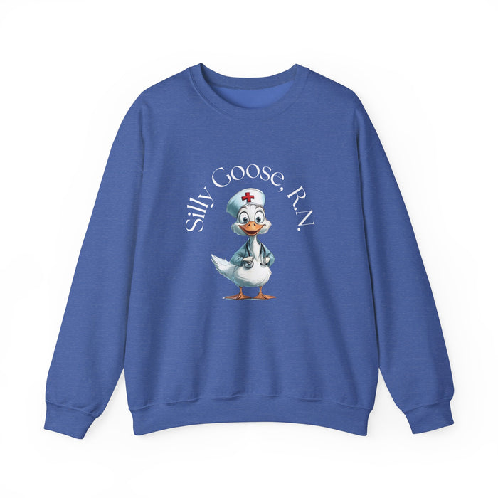 Silly Goose RN Sweatshirt, Registered Nurse Shirt, Nurse Gift, Nurse Shirt, Funny Shirt, Funny Goose Shirt,Funny Gift, Gag Gift, Nurse Day