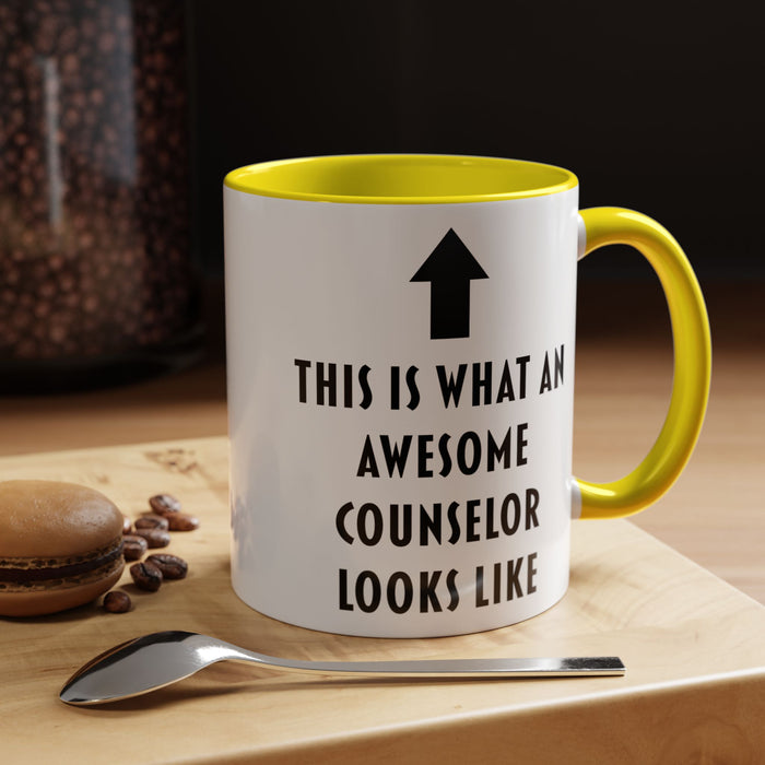 This Is What an Awesome Counselor Looks Like Coffee Mug – Counselor Appreciation Gift