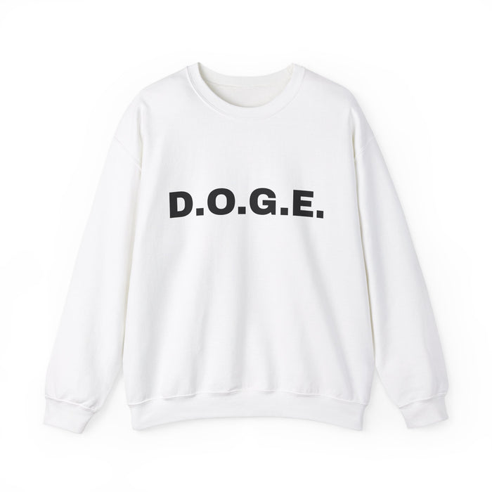 D.O.G.E. Unisex Sweatshirt for Republicans, Trump Supporters, Department of Government Efficiency, Political Activists, Political Apparel