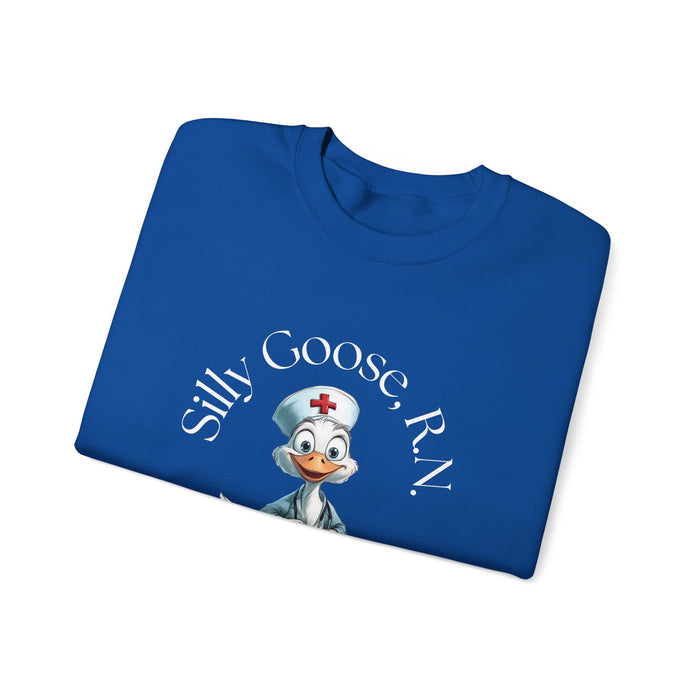 Silly Goose RN Sweatshirt, Registered Nurse Shirt, Nurse Gift, Nurse Shirt, Funny Shirt, Funny Goose Shirt,Funny Gift, Gag Gift, Nurse Day